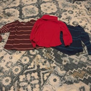 Set of 3 gender neutral Old Navy long sleeve tops - size 18-24m